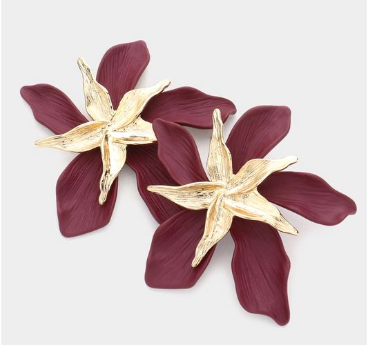 Lily Flower Earrings