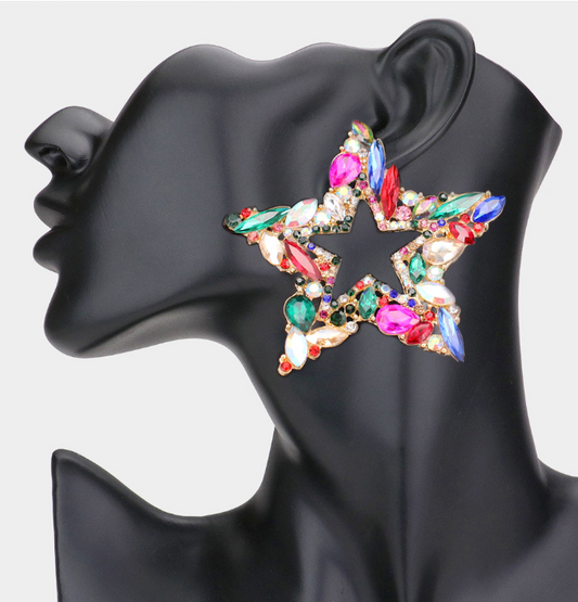 Star Evening Earrings