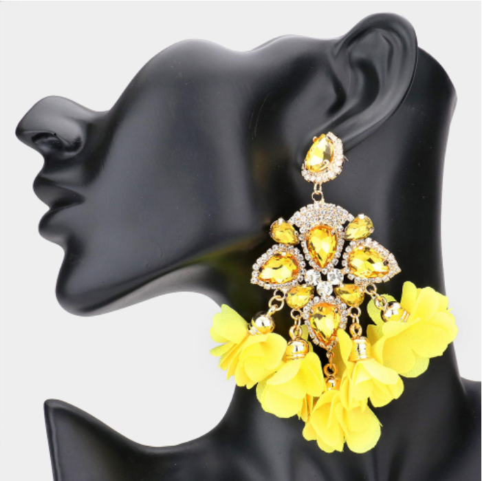 Bouquet Evening Earrings