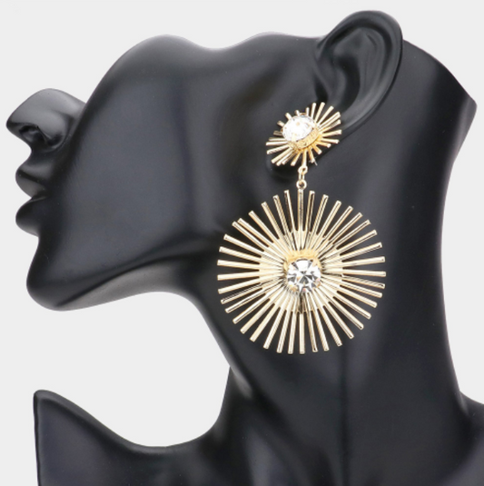 Sunburst Casual Earrings