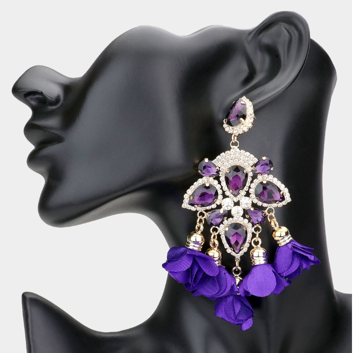 Bouquet Evening Earrings