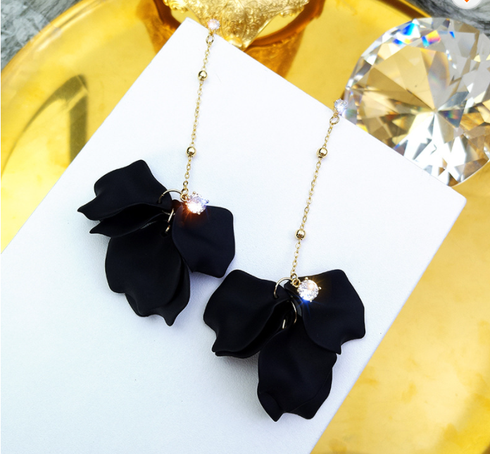 Rose Petal Earrings