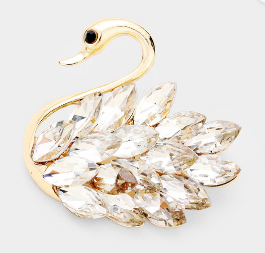 Swan Brooch